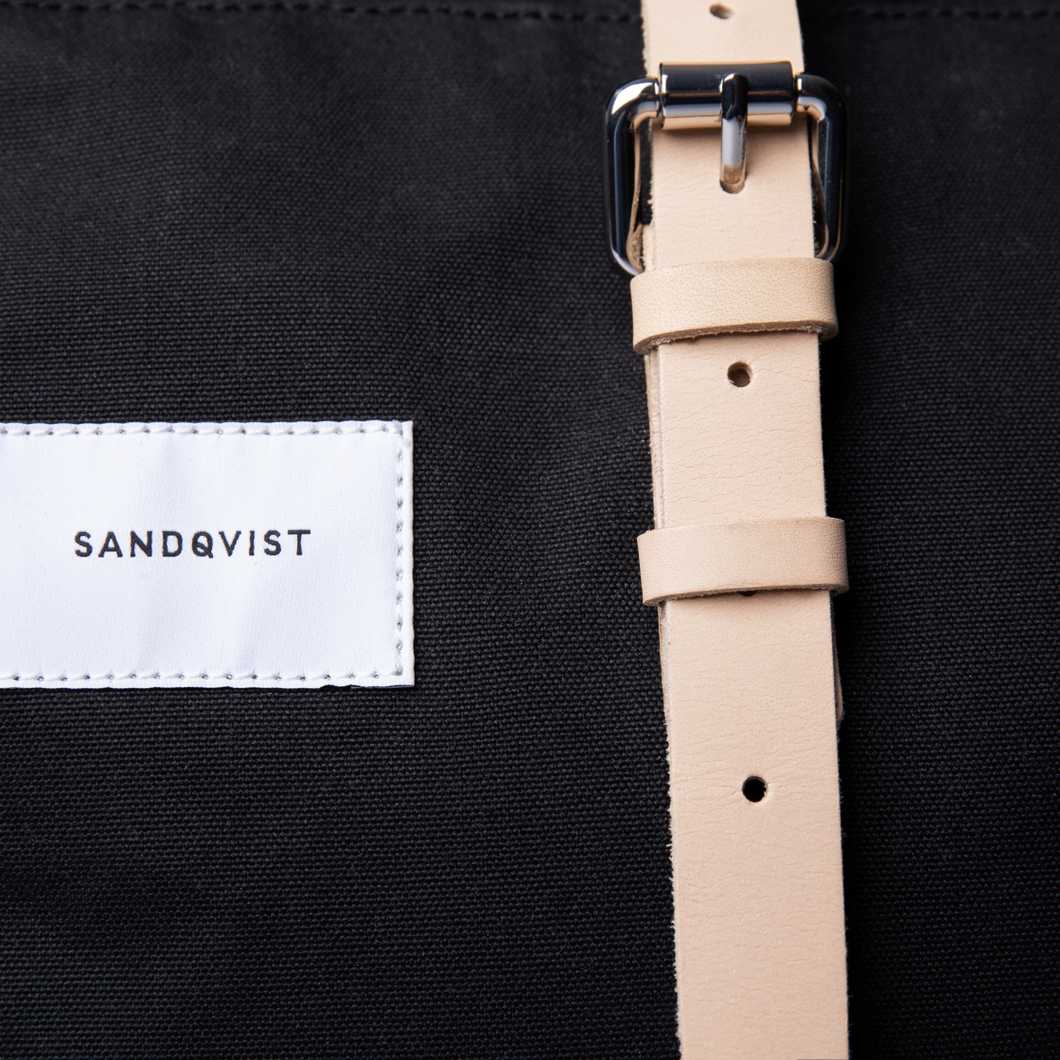 Sac à dos Dante black natural leather - Sandqvist - Natoho